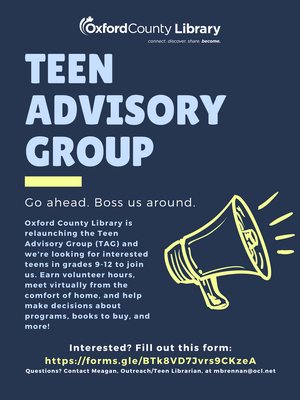 teen advisory poster